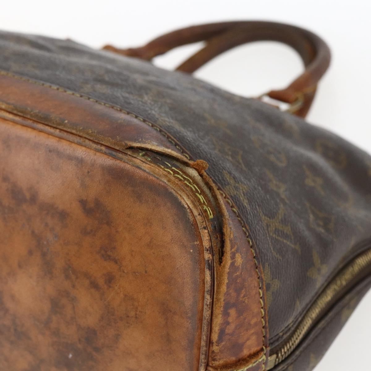 LOUIS VUITTON Monogram Alma Hand Bag M51130 LV Auth 173673