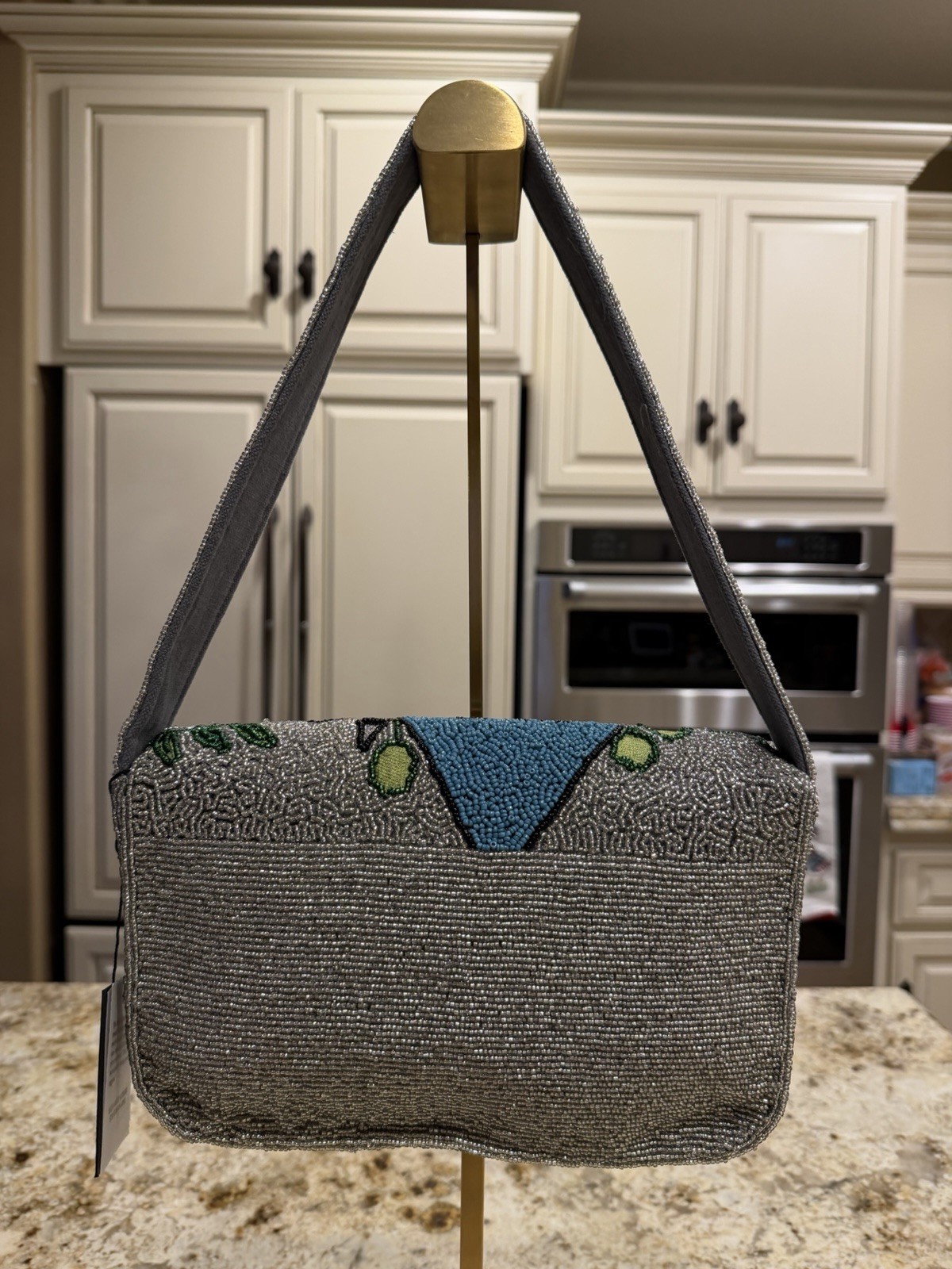 America & Beyond Beaded Paris Shoulder Bag
