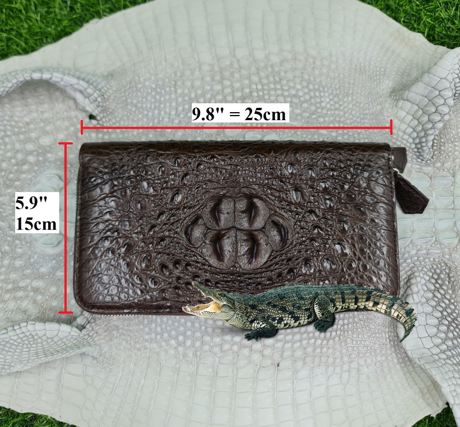 Men’s Clutch Bag Leather Pouch Business Purse Handbag Luxury Design
