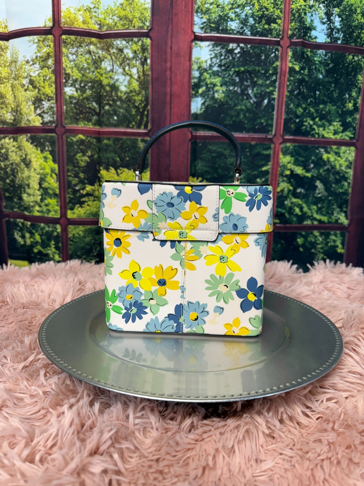 NWT Kate Spade Voyage Floral Medley Small Top Handle Crossbody Purse