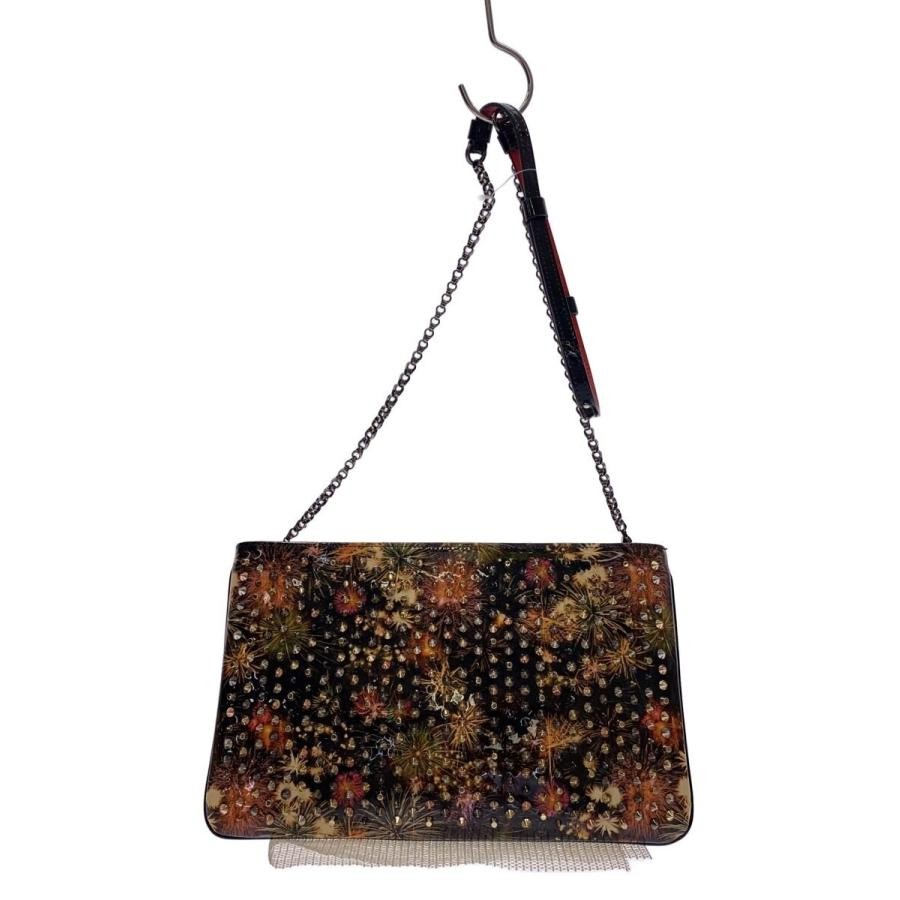 CHRISTIAN LOUBOUTIN Bag: Clutch 2WAY Multicolor W28*H18.5cm;