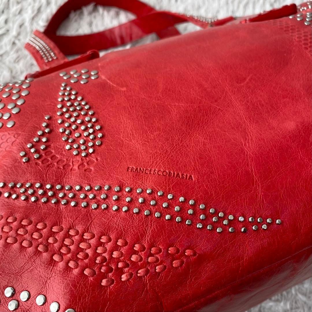 Excellent condition FRANCESCO BIASIA handbag Y2K 00S studs