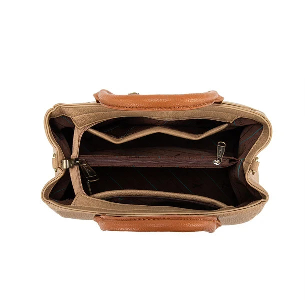 Montana West Tan Cactus Embellished Crossbody Bag