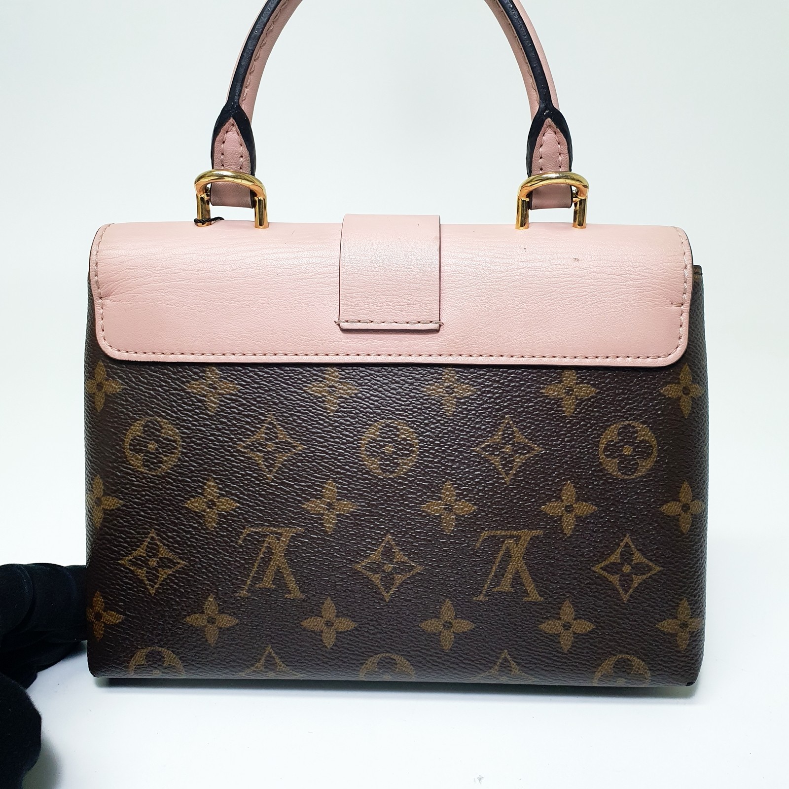 TARIFF FREE Authentic Louis Vuitton Locky BB Monogram Pink M44080 Genuine LF563