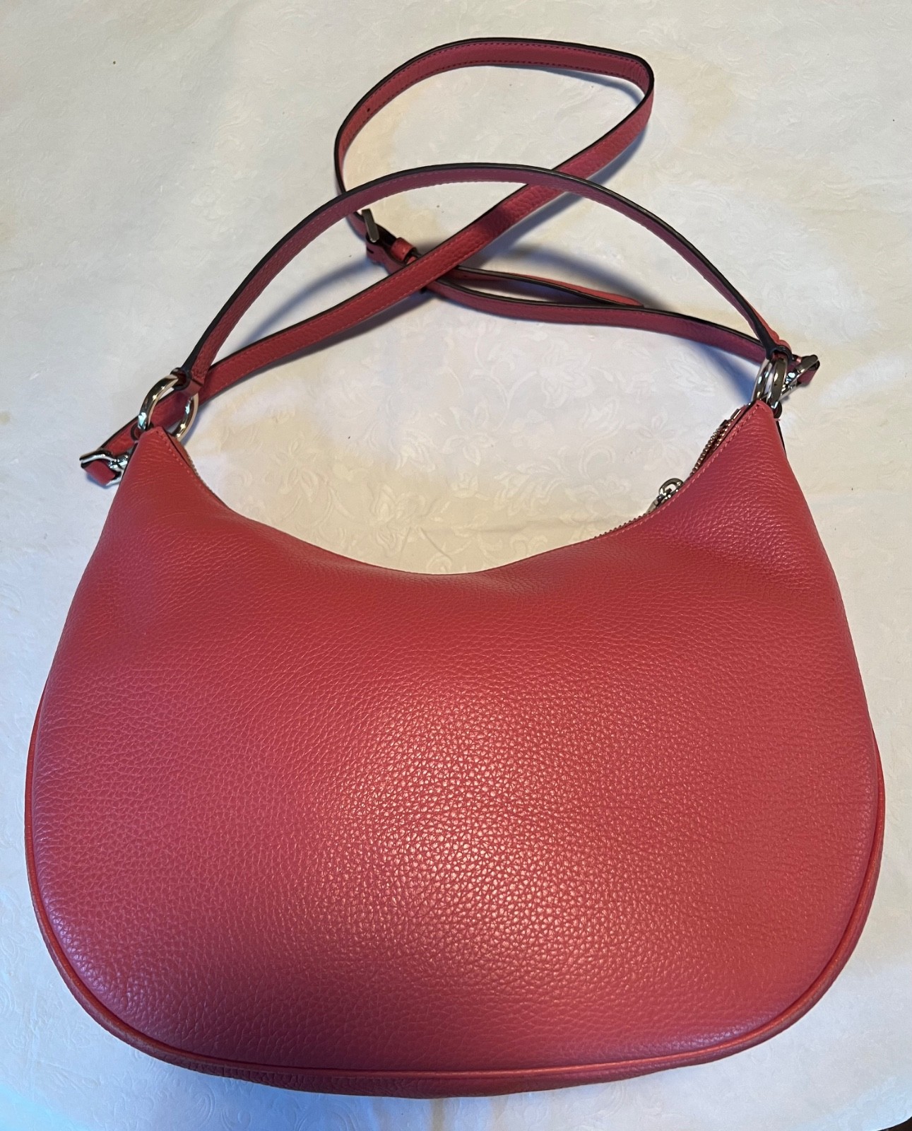 Kate Spade New York Weston Shoulder Bag in a Rosey Pink Pebbled Leather