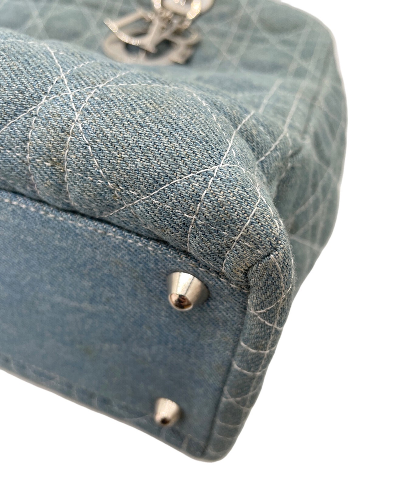 Christian Dior Cannage Indigo Bag #TFB1450