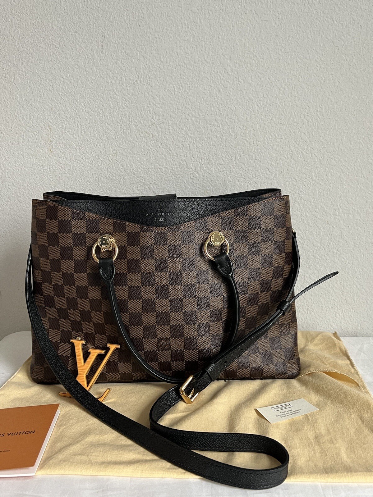 Louis Vuitton Riverside Damier Ebene Black