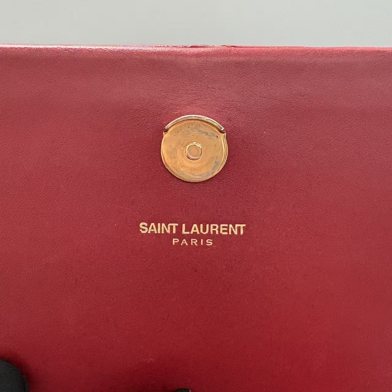 Yves Saint Laurent YSL Red Medium Kate Tassel Bag Designer AUTH