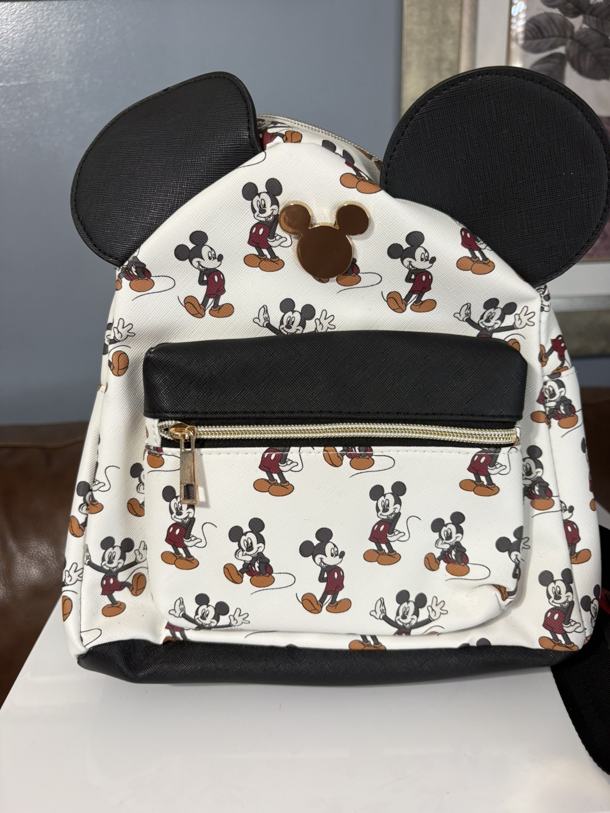 Disney Mickey Mouse Characters Mini Backpack with 3D Ears