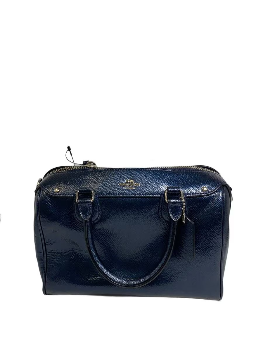 COACH Mini Bennett Satchel 2WAY Handbag PVC NVY Solid F56125