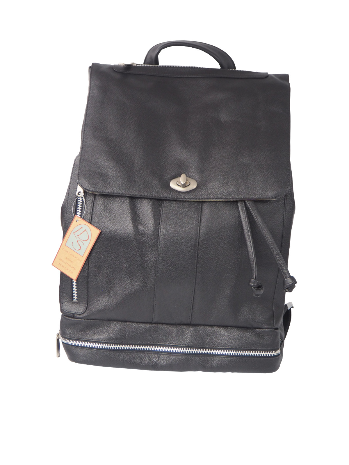 by G L 50, largue backpack, 5 colors man, woman, imported fine grain leather.