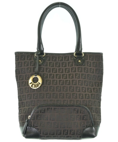FENDI Tote Bags BrownxBlack(Patterned) 2200600417392