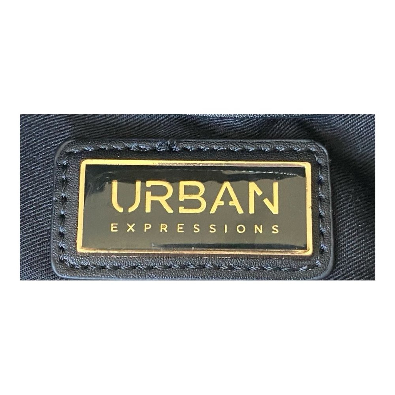 Urban Expressions Aria Black Nylon Puffer Crossbody Shoulder Bag EXCELLENT