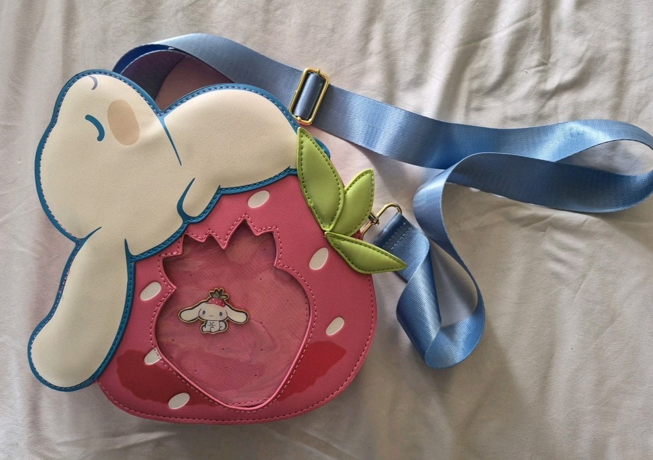 Sanrio Cinnamoroll Strawberry Figural Crossbody Bag BoxLunch Exclusive Pin