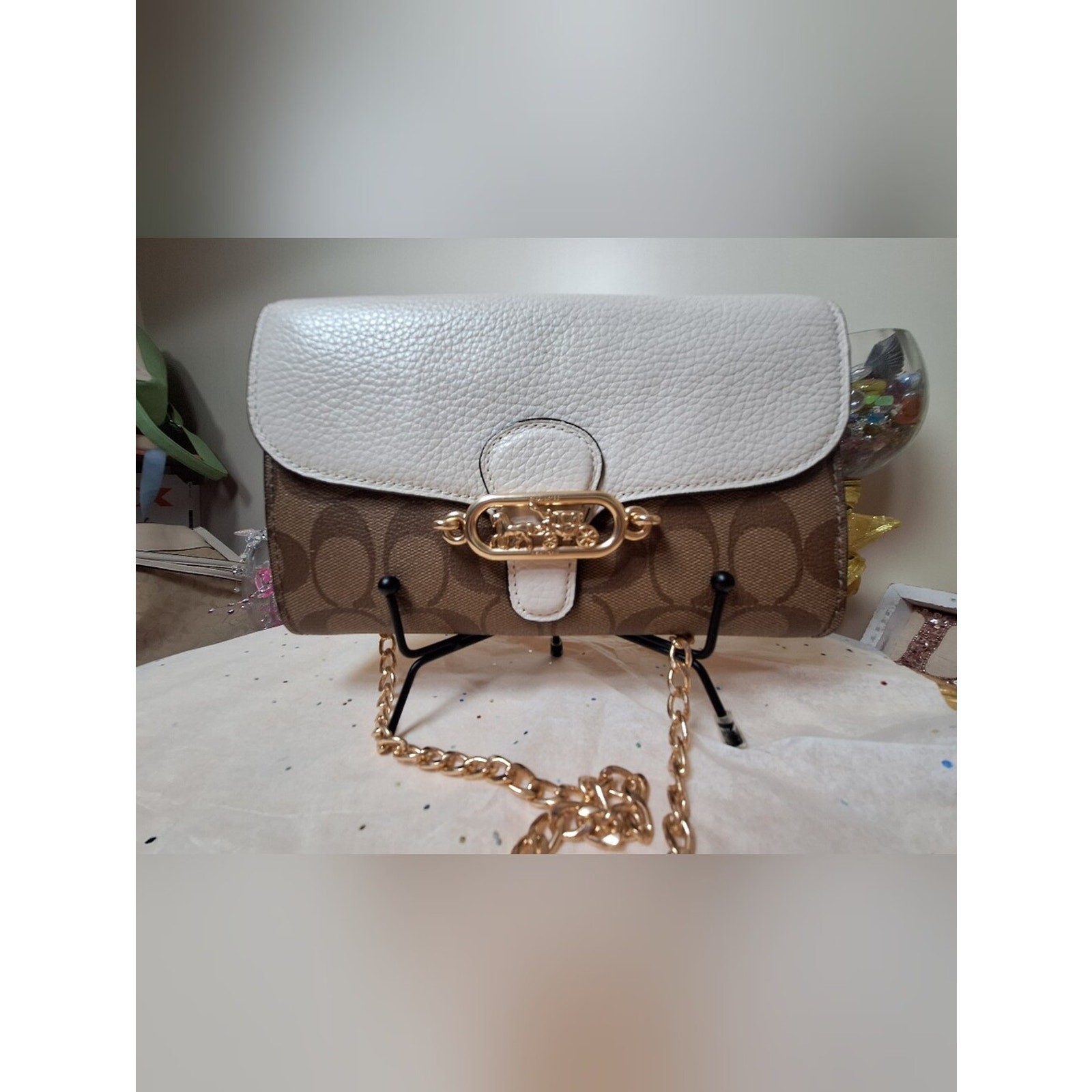 Coach Beat Crossbody Clutch Signature Canvas