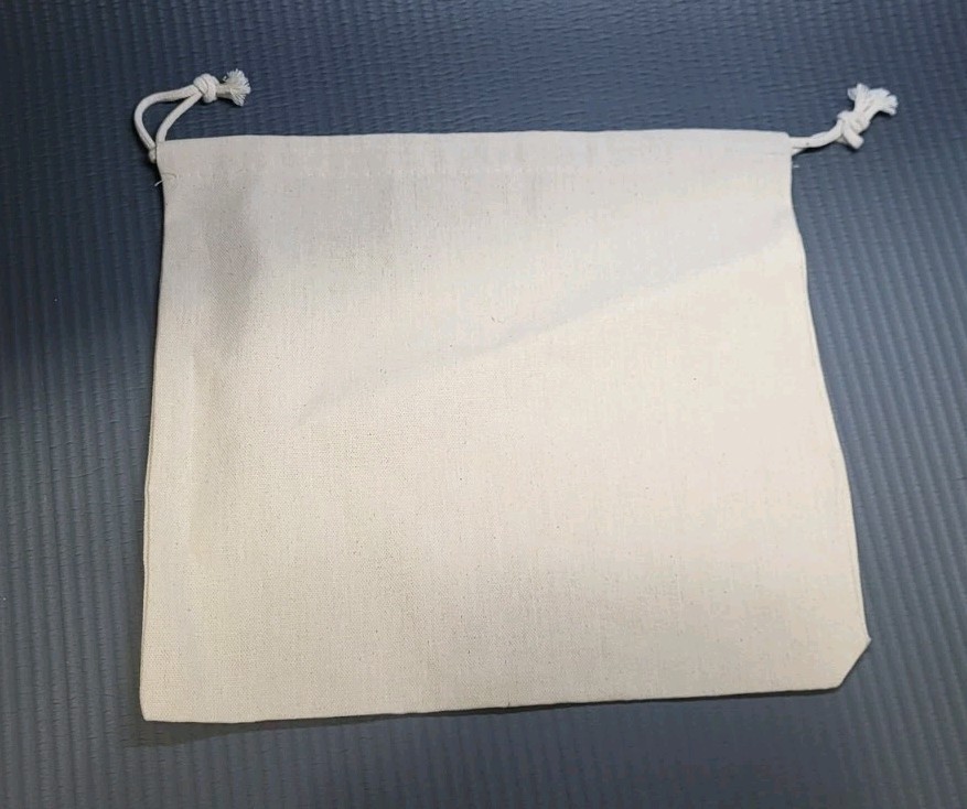 Authentic Carmen Sol Canvas drawstring Dust Bag Made In Italy 13″ X 11.5″