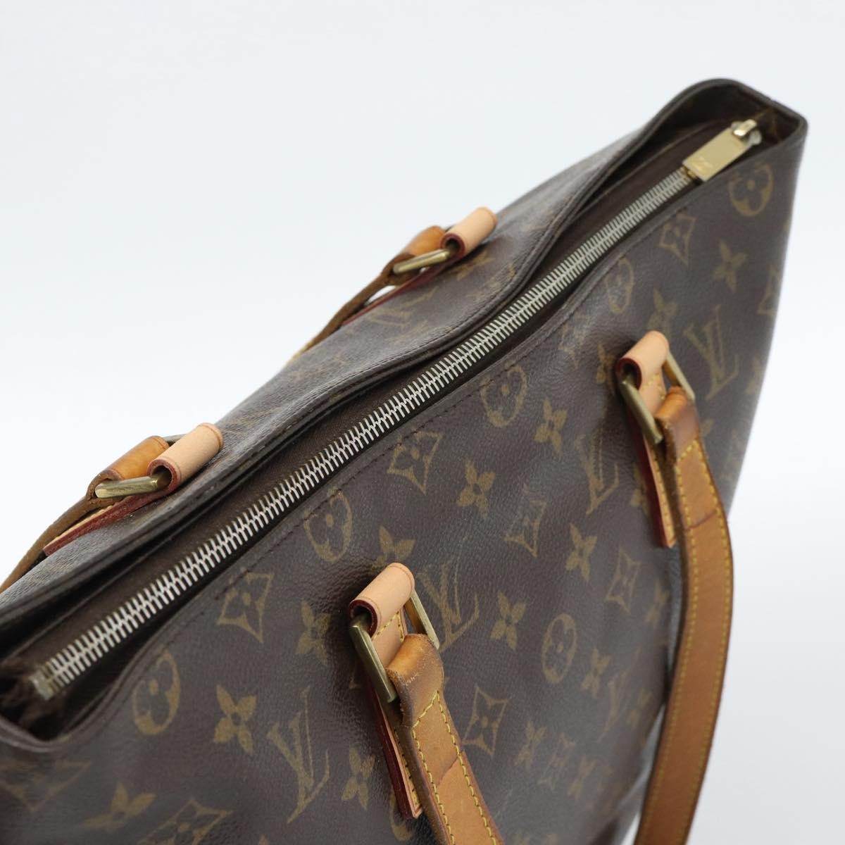LOUIS VUITTON Monogram Cabas Mezzo Tote Bag M51151 LV Auth 184204