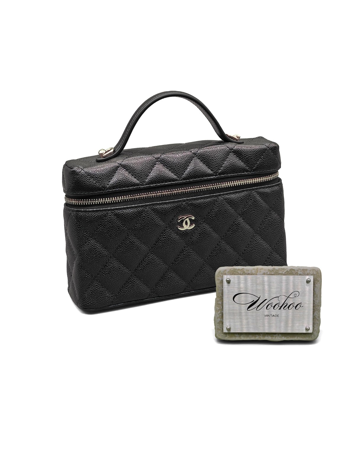 CHANEL Brand Logo Single Shoulder Crossbody Handbag Regular Women’s 7.6x2x6.6 in