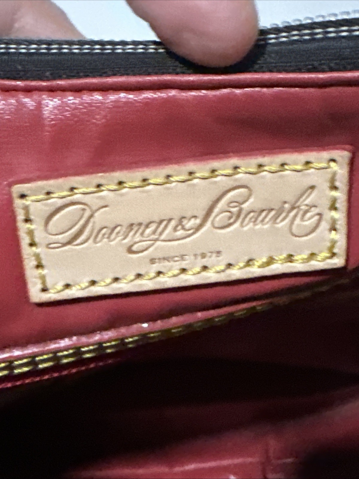 Dooney & Bourke Pebble Grain Kimberly Crossbody Bag Brown With British Tan Trim