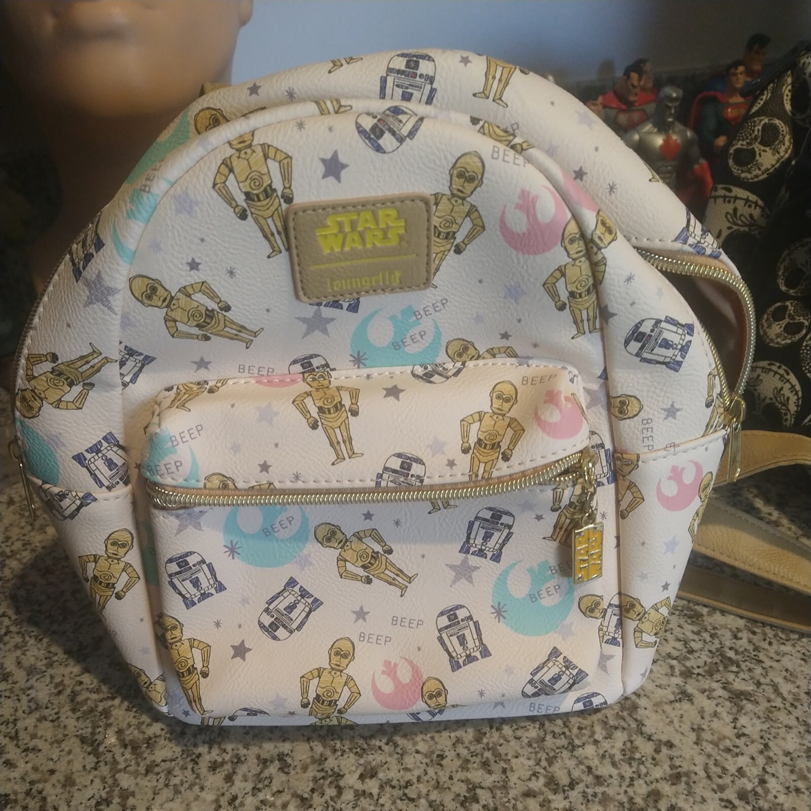 Loungefly Star Wars C3po & R2d2 Mini Backpack