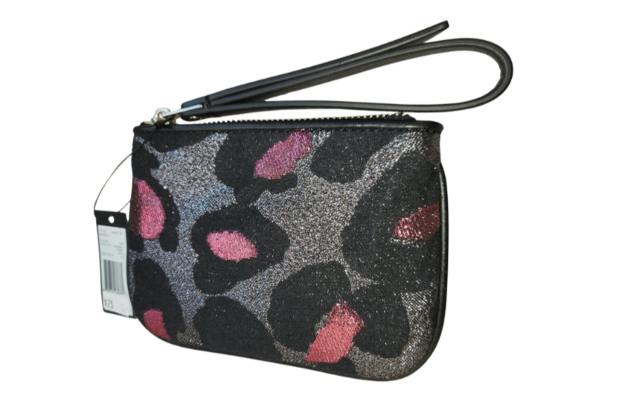 Marc by Marc Jacobs Raspberry Sorbet Leopard Print Wristlet NWT