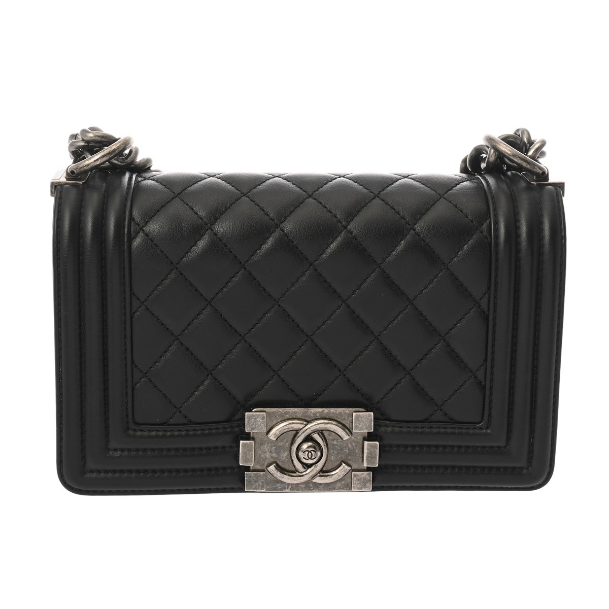 CHANEL ChainShoulder 7.9″ A67085 Boy chanel black Women Shoulder Bag