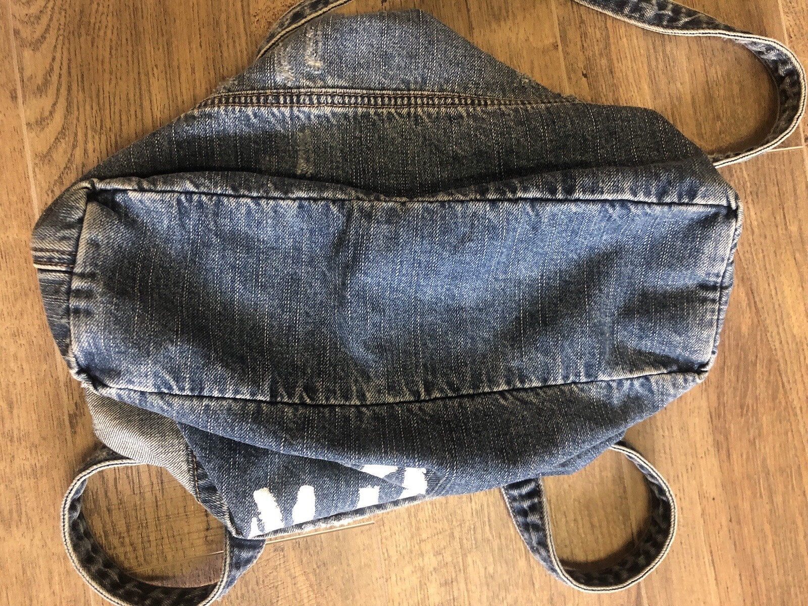 American Eagle Outfitters Jean Denim Bag School Books College Tote Beach Logo