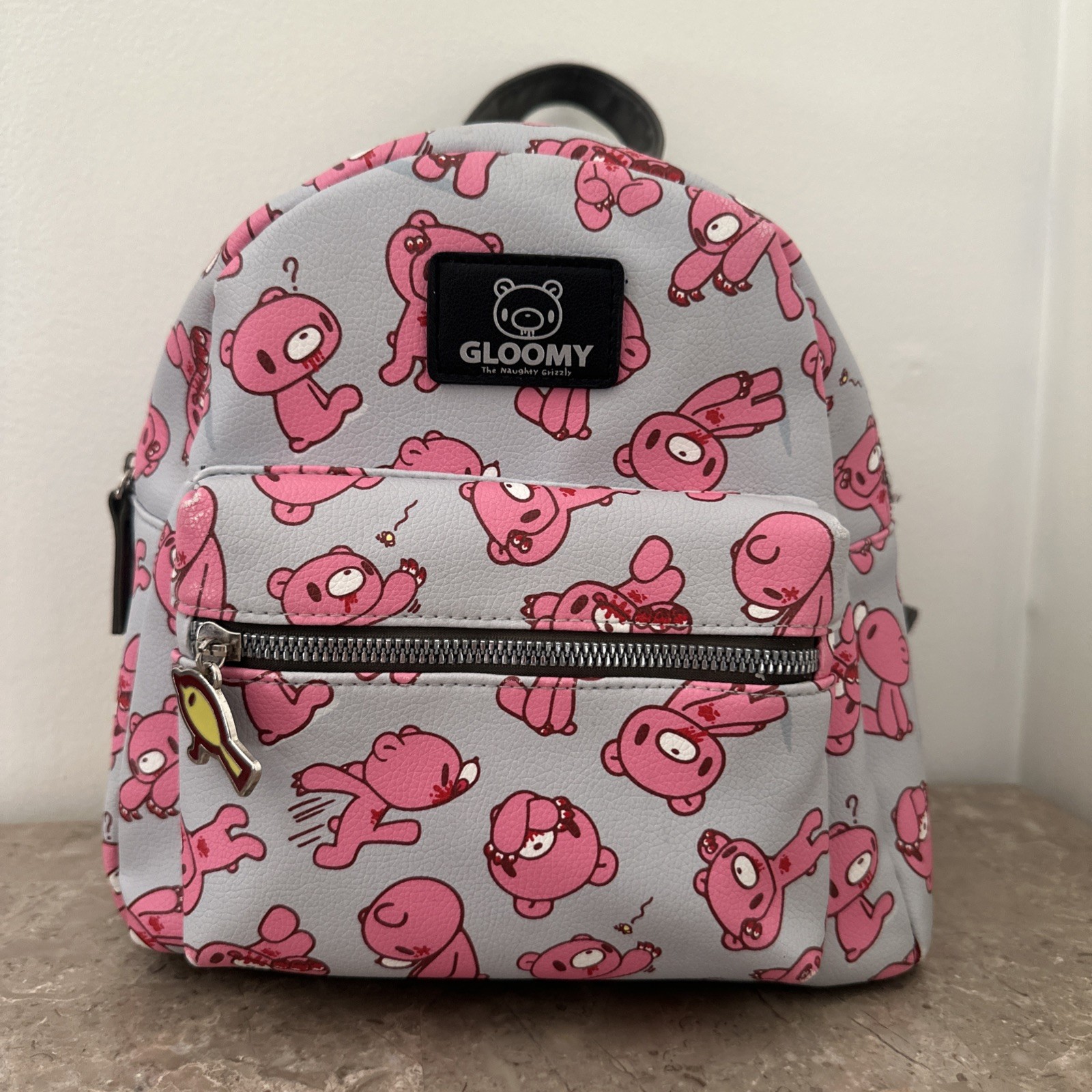 Gloomy Bear The Naughty Grizzly Poses Mini Backpack Bag