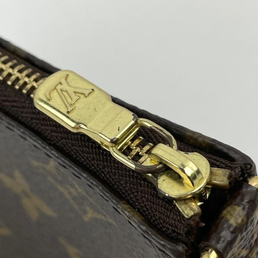 Louis Vuitton Pochette Monogram Brown Handbag M58009 #BS4530