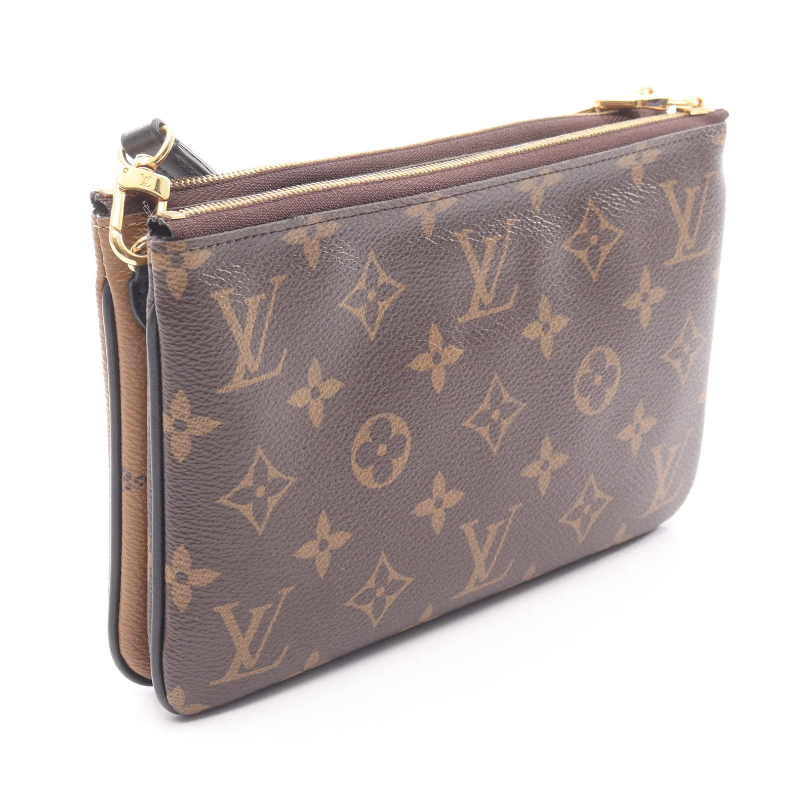 Louis Vuitton Pochette Shoulder Bag Brown PVC #RCB10288
