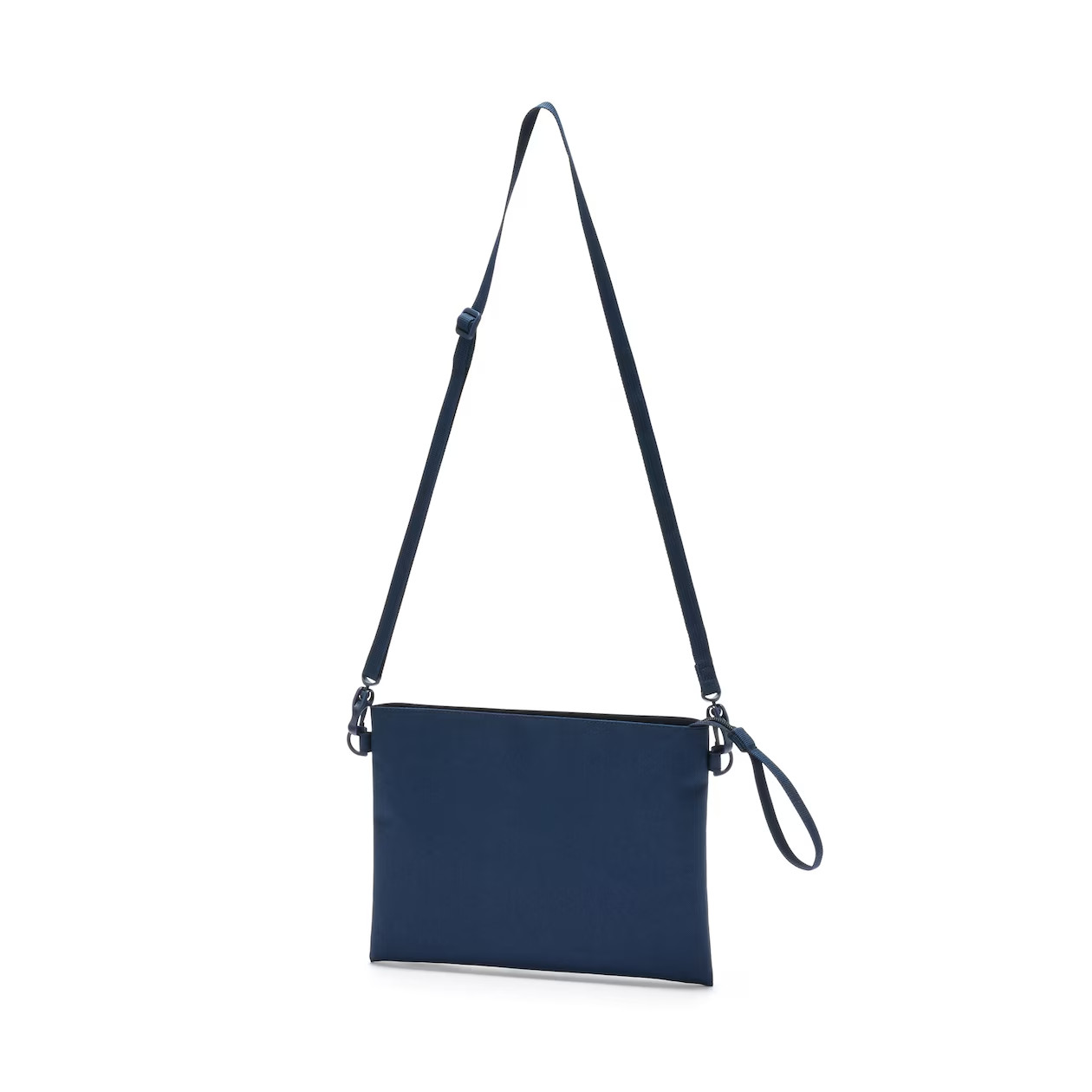 MUJI Water-repellent sacoche that can also be used as a pouch Light Navy
