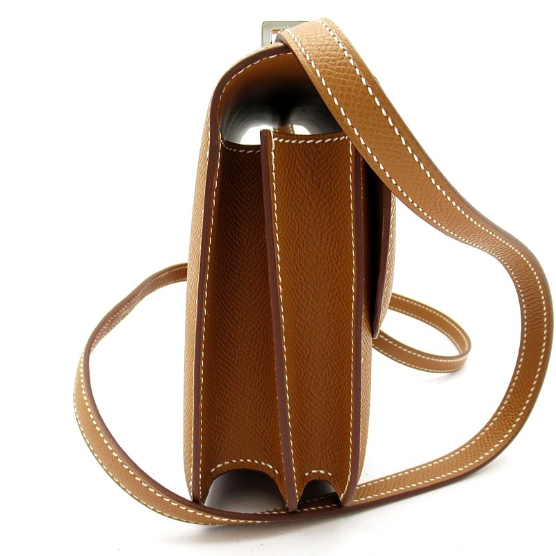 HERMES Constance 3 Mini 18 Miroir Epsom Shoulder Bag gold unused item