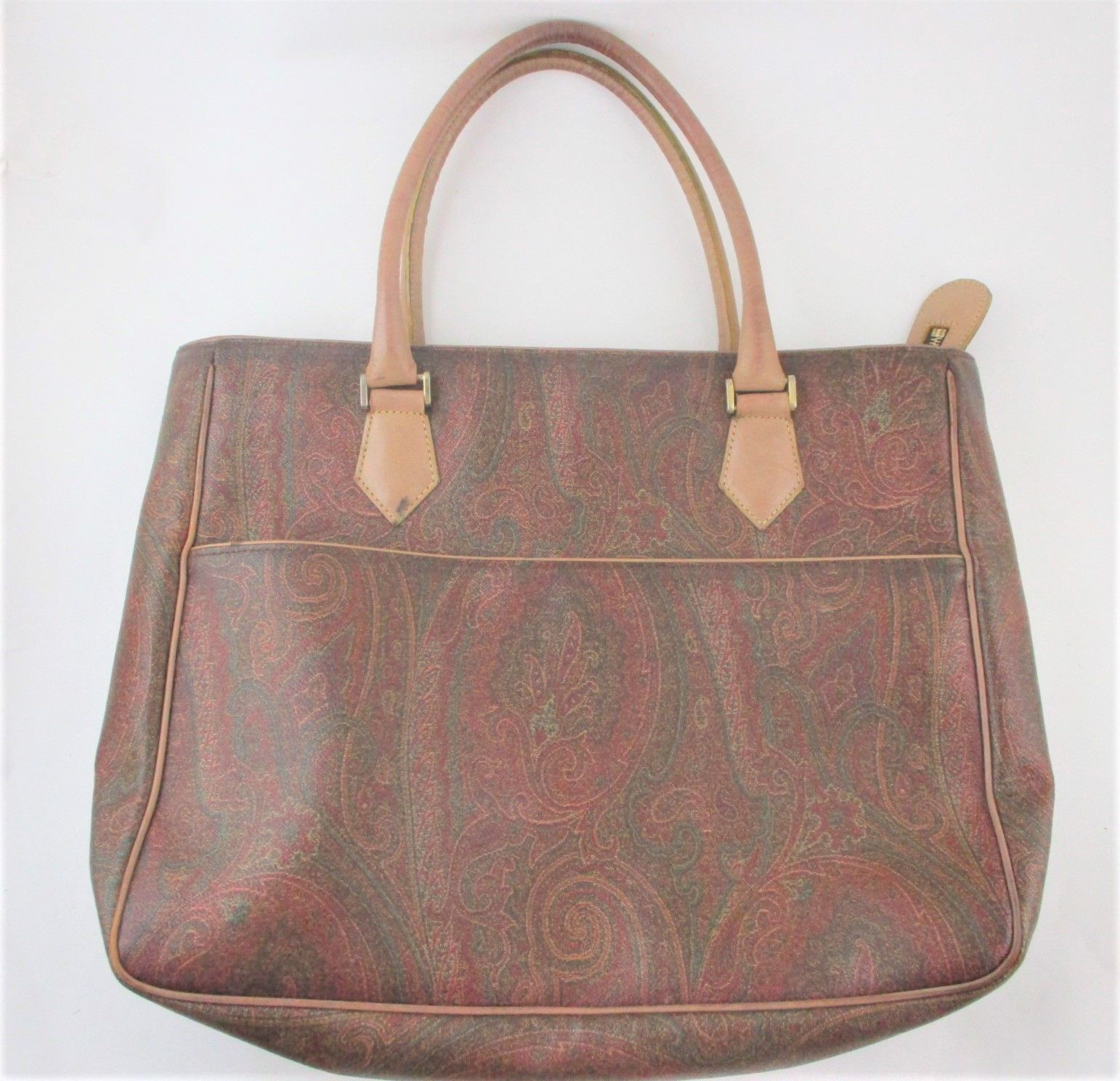 ETRO Woman’s tote handbag paisley Ladies height 11.2in width 13.5in depth 2.7in
