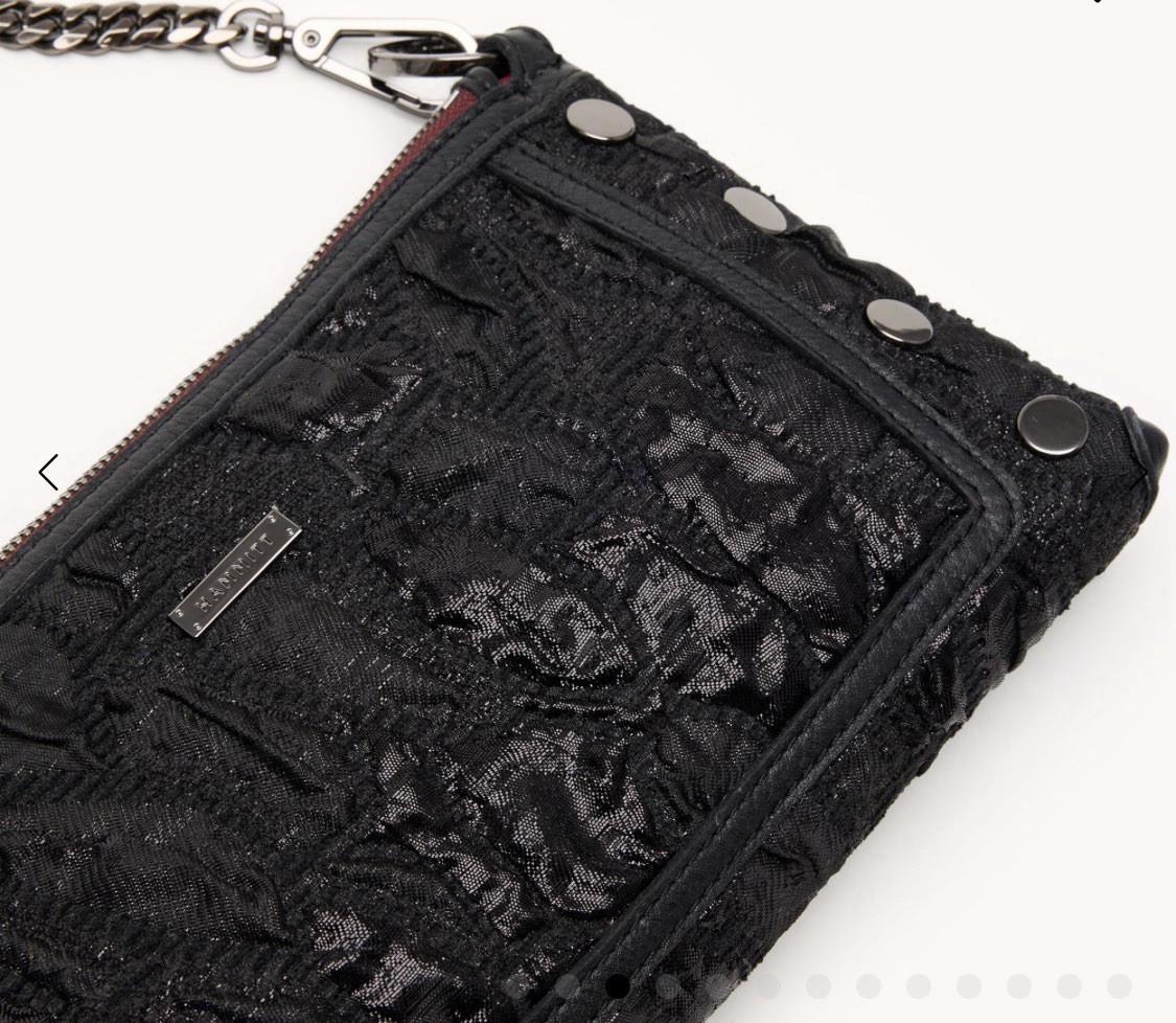 NWT Hammitt Kyle Midnight Marquise Black Crossbody Handbag Purse