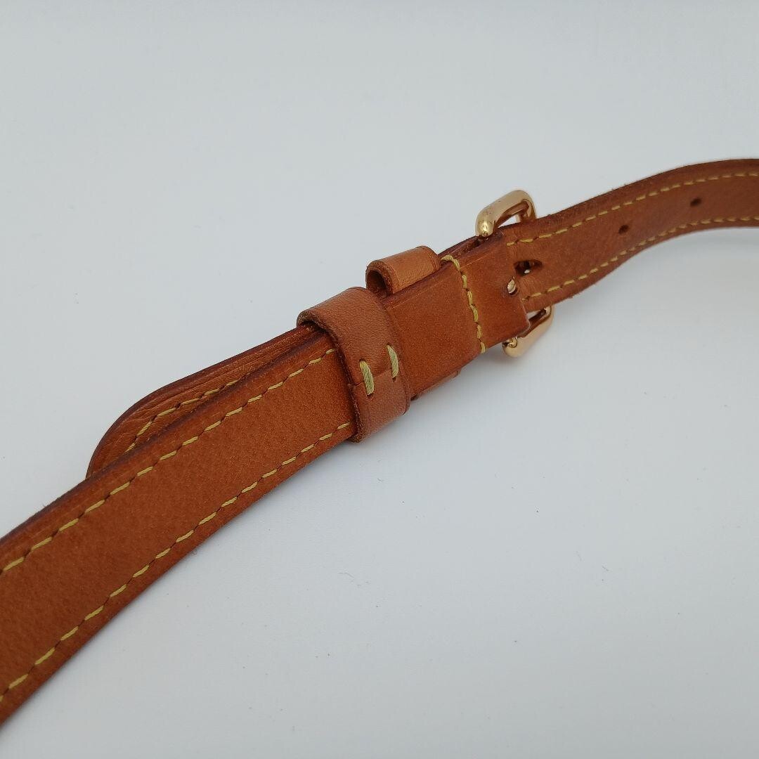 Louis Vuitton Monogram Vachetta Leather Shoulder Strap Gold Hardware 115cm 45in