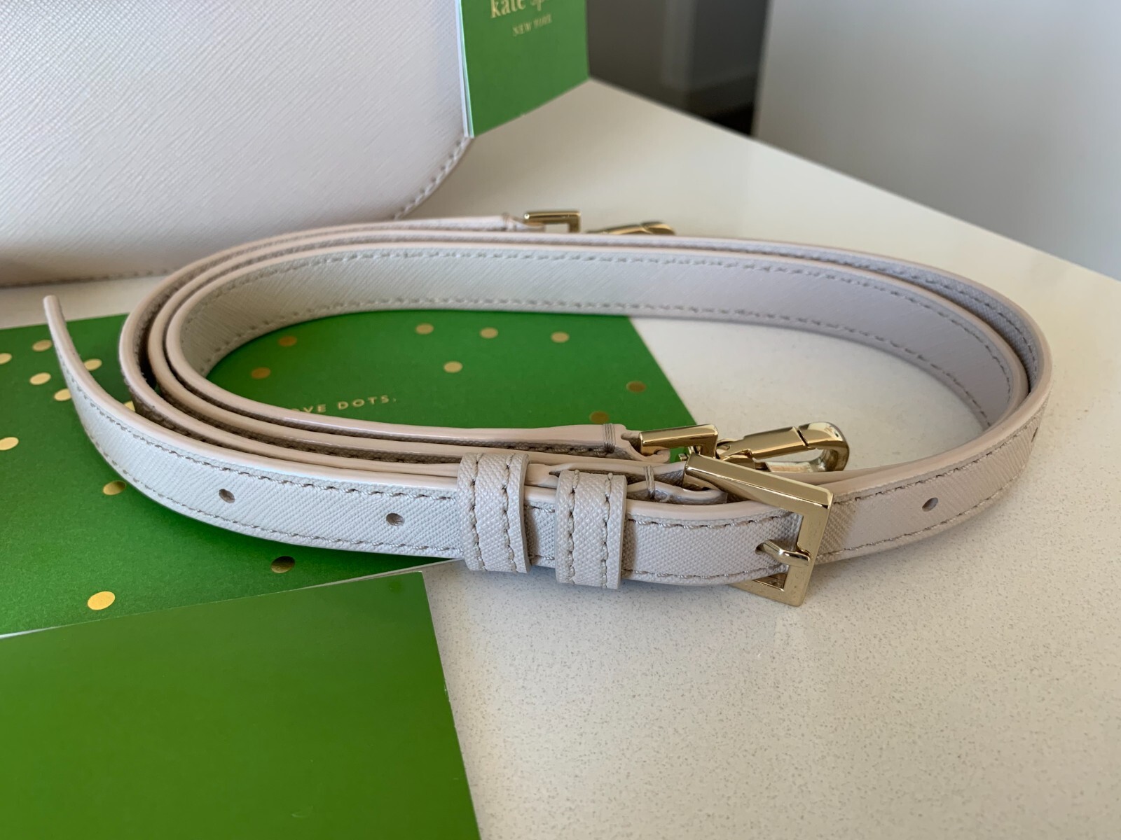 Kate Spade Timeless Classic Satchel 4 carrying options neutral color