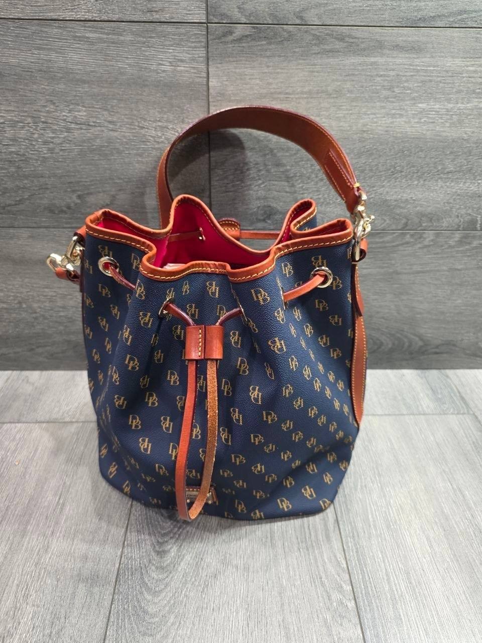 Dooney & Bourke Blakely Collection Tasha Logo Drawstring bucket Bag B000774