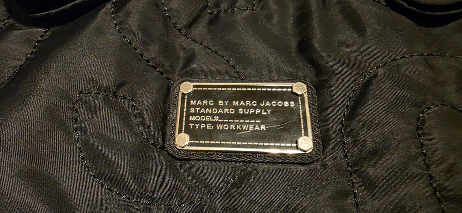 Marc by Marc Jacobs Pretty Nylon Tate Quilted Tote Bag Black