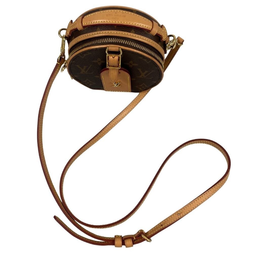 Louis Vuitton M44699 Monogram Mini Boite Chapeau Shoulder Bag Brown Used