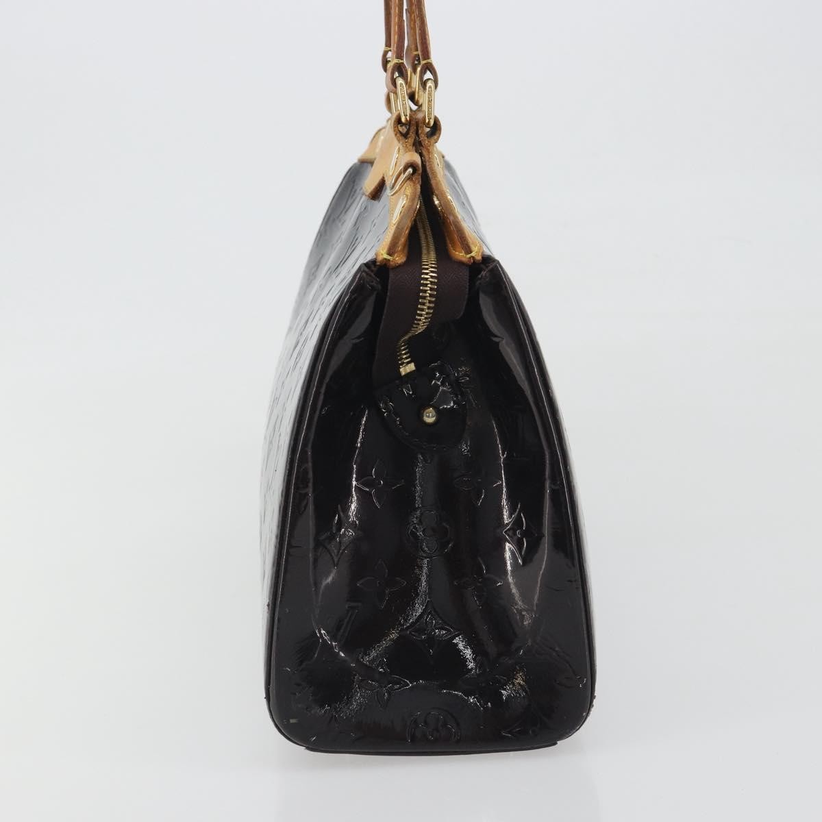 LOUIS VUITTON Monogram Vernis Blair MM Bag 2way Amarante M91619 LV Auth 194675