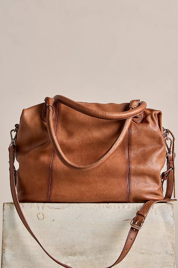 [SALE] We The Free Emerson Tote Bag Saddle Canvas One Size Authentic New