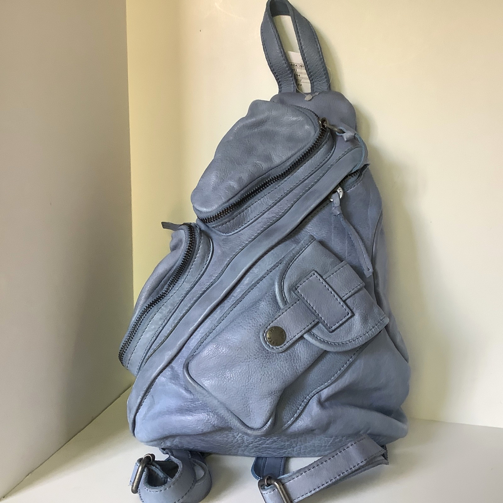 Free People We The Free Sparrow Convertible Sling Bag In Blue NWT