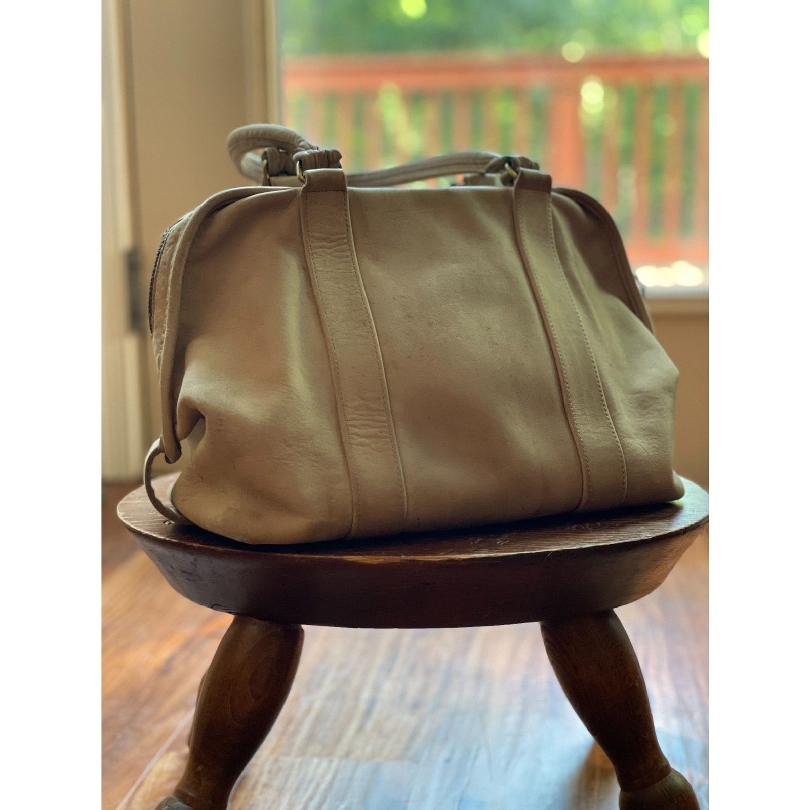 Vintage Coach Soft Satchel 9311 Tan Glove Leather USA classic Shoulder Purse