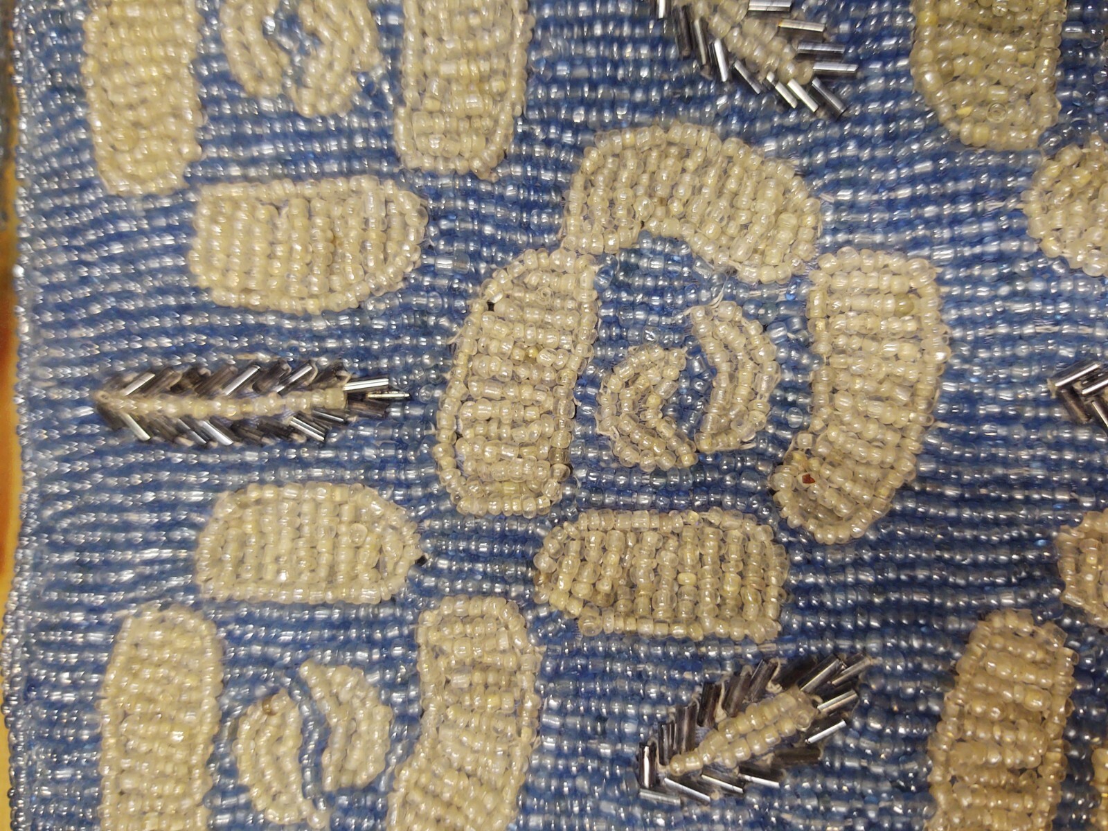 VNG K.C MALHAN BEADED HANDHELD BAG/PURSE 100% VISCOSE P3