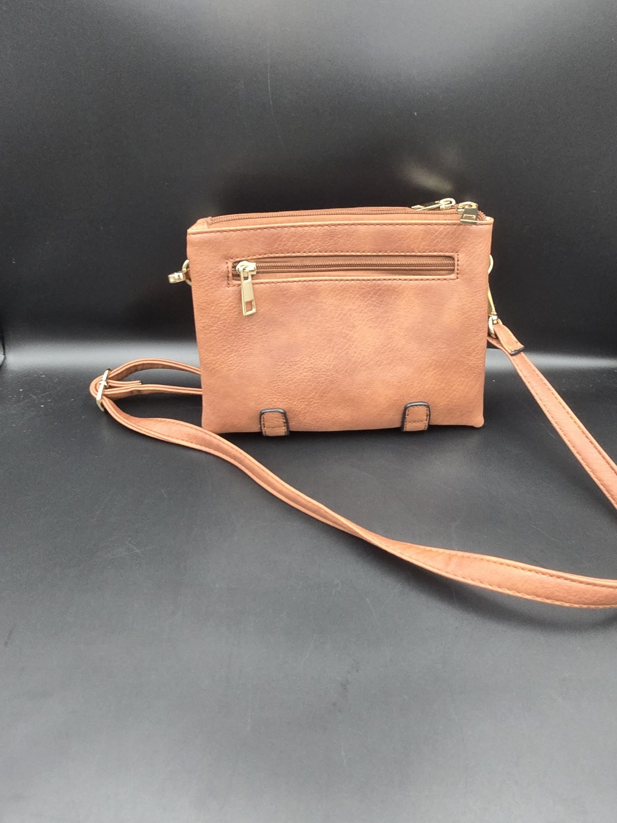 Un-branded Small Crossbody Purse In Brown