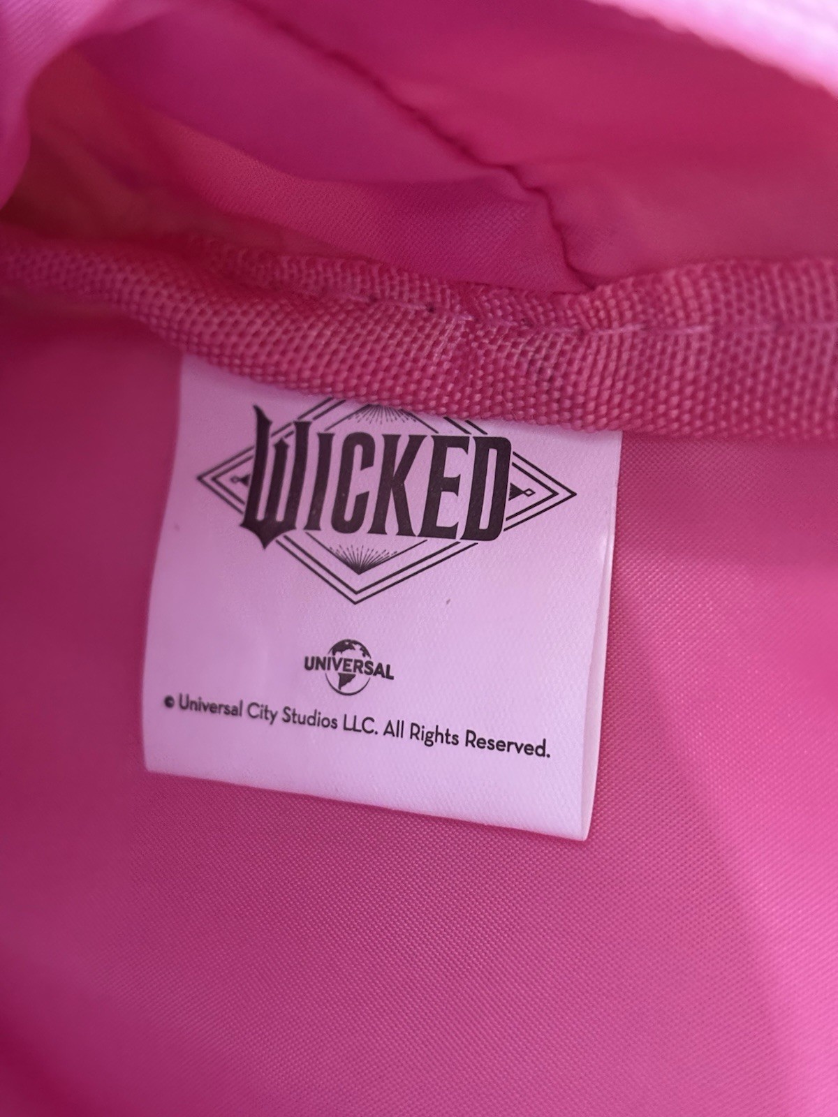 Licensed Wicked Mini Backpack Glinda Elphaba Purse Handbag Movie Pink Green