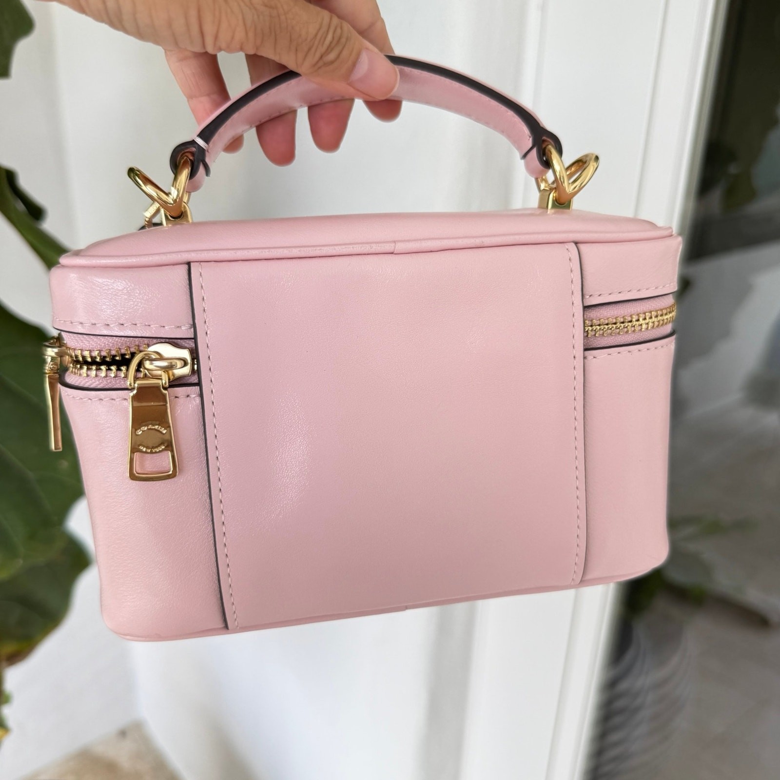 NWT‼️ Coach Rainer Crossbody Bag 18 CEO24 Gold/Soft Pink