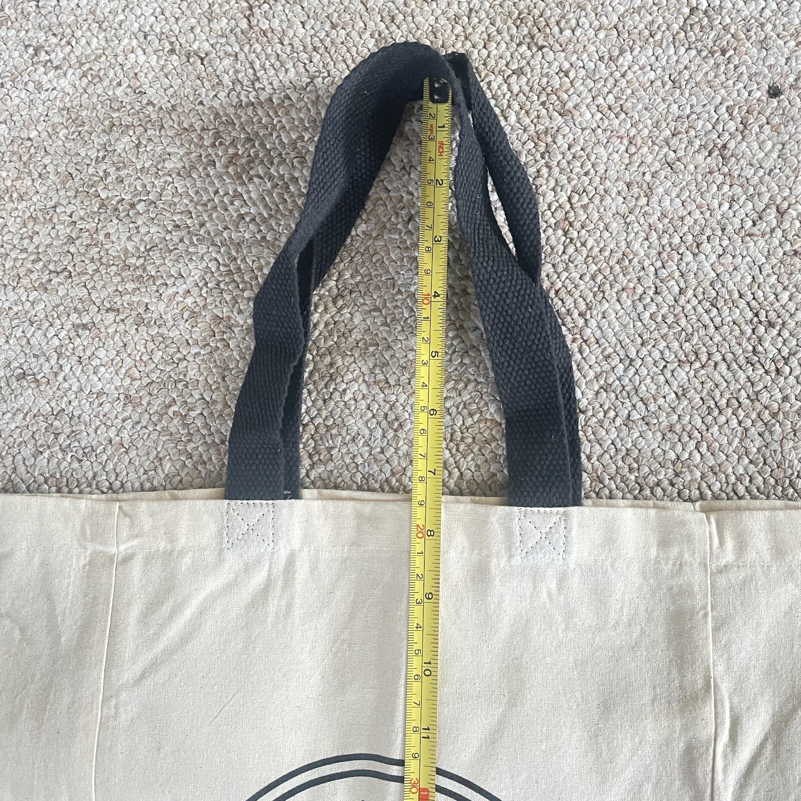 NWOT Cotton Blended Reusable Lightweight Multipurpose Tote Bag Shoulder Bag