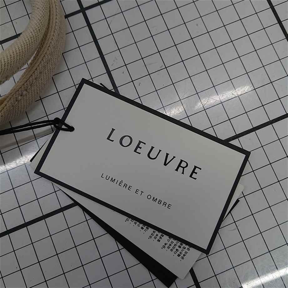 LOEUVRE Canvas Tote Bag Handbag Purse in Beige USED Mint Condition