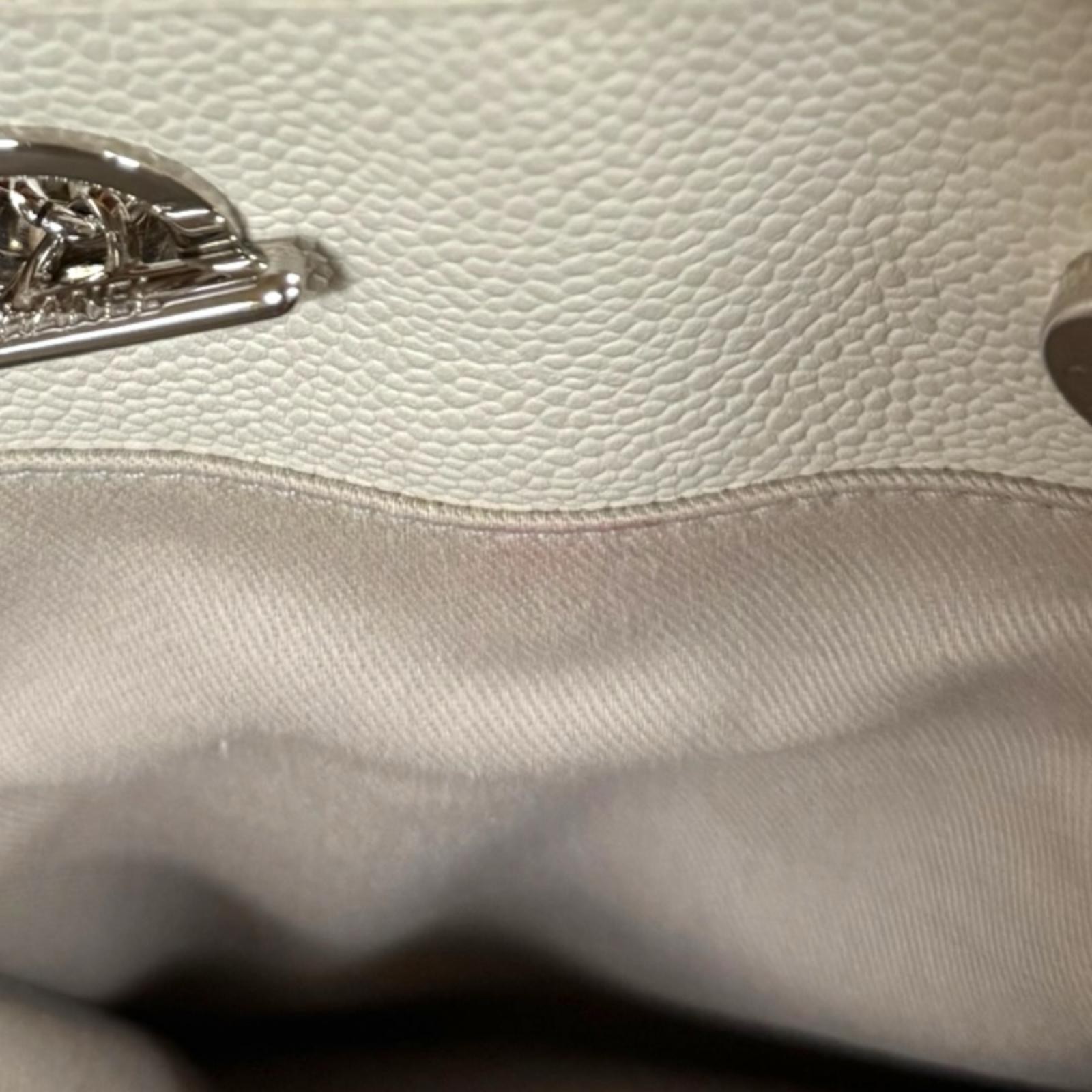 CHANEL Tote Bag A67001 leather Chain Deauville MM used